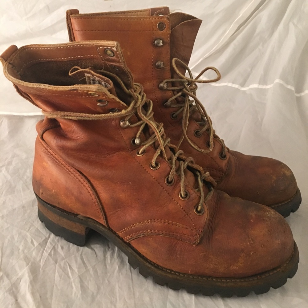 Santa Rosa 50-60’s Men’s Logger Lineman Boot Sz 8D